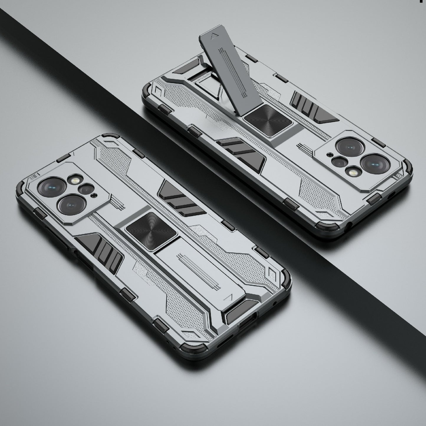 For Xiaomi Redmi Note 12 4G Kickstand Phone Case Hard PC Soft TPU Cell Phone Cover