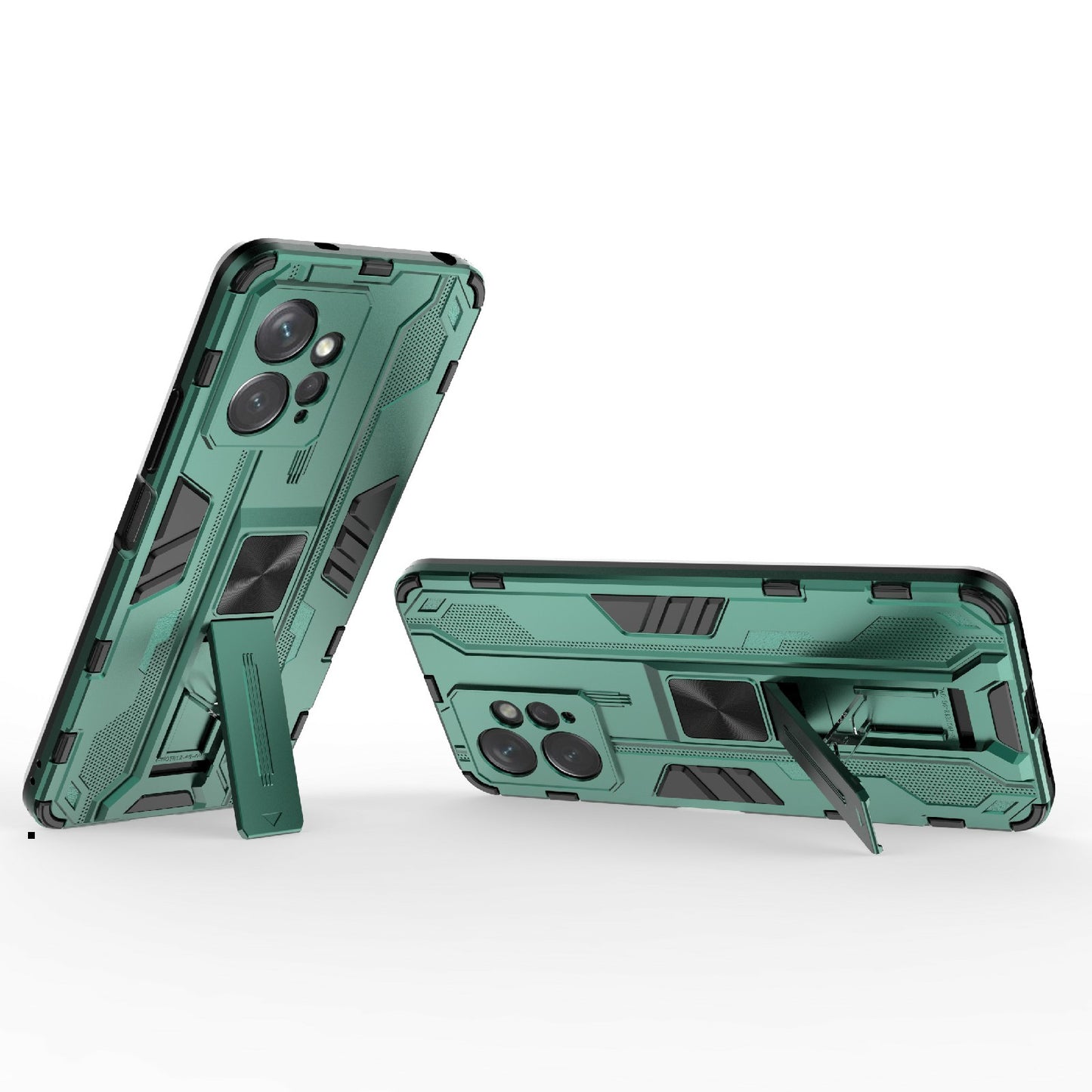 For Xiaomi Redmi Note 12 4G Kickstand Phone Case Hard PC Soft TPU Cell Phone Cover