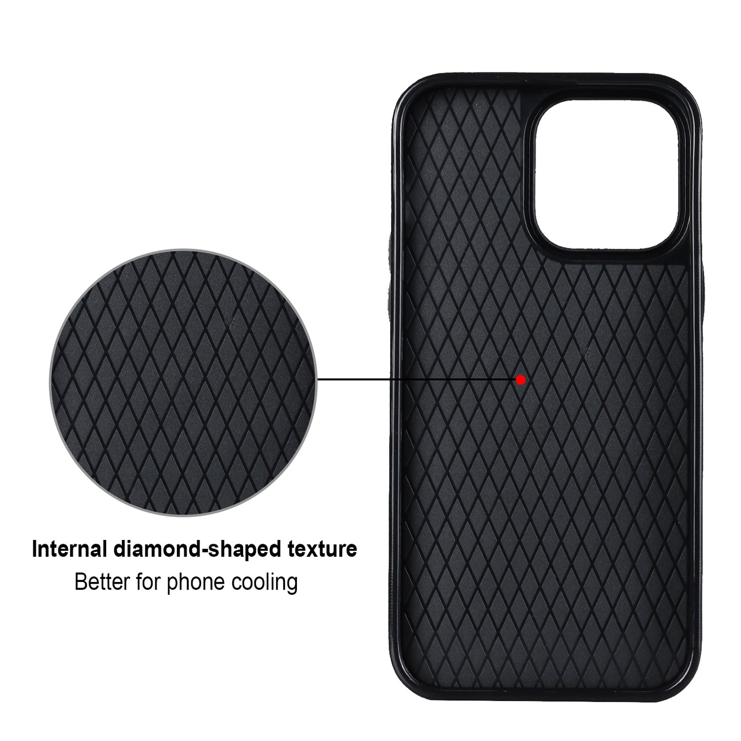For iPhone 13 Pro 6.1 inch Stitching Rhombus Ring Holder PU Leather+TPU Phone Case Kickstand Phone Cover