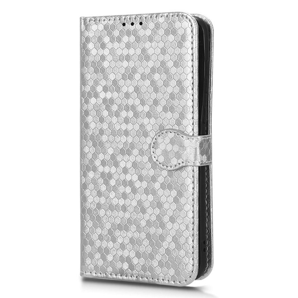 For Huawei P60 / P60 Pro Shockproof Case PU Leather Flip Cover Dot Pattern Imprinted Phone Case with Wallet
