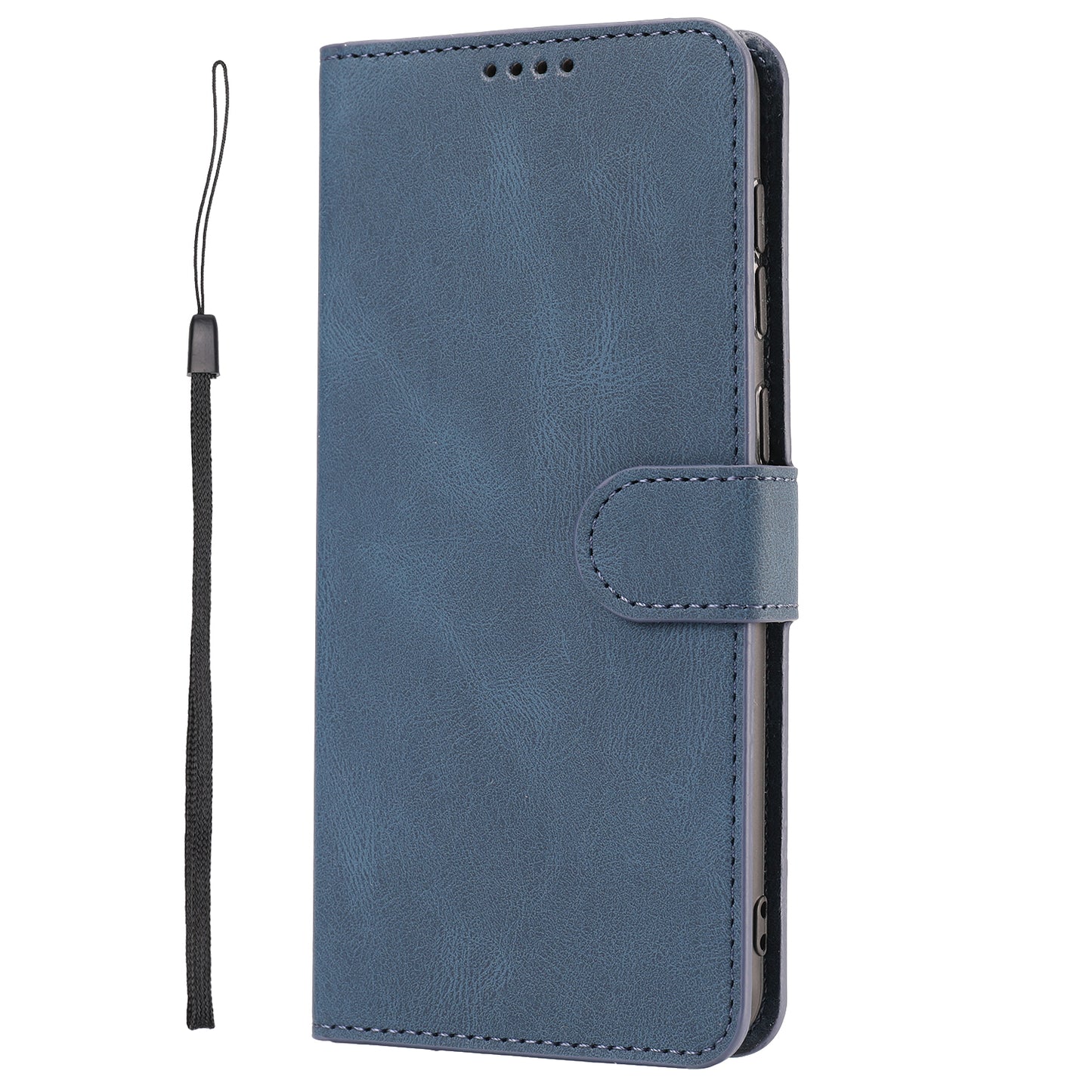 For Oppo Reno8 T 4G Leather Wallet Phone Case Drop-proof Stand Phone Cover with Strap