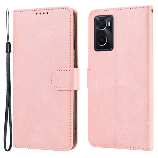 For Oppo A36 / A76 / A96 4G / Realme 9i 4G Leather Phone Case Wallet Stand Flip Phone Cover