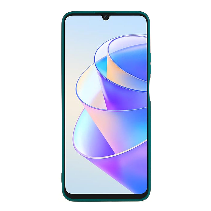 For Honor X7a 5G Straight Edge Soft TPU Anti-Fall Case Precise Cutout Shell Phone Cover