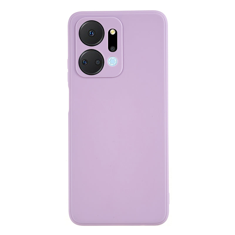 For Honor X7a 5G Straight Edge Soft TPU Anti-Fall Case Precise Cutout Shell Phone Cover