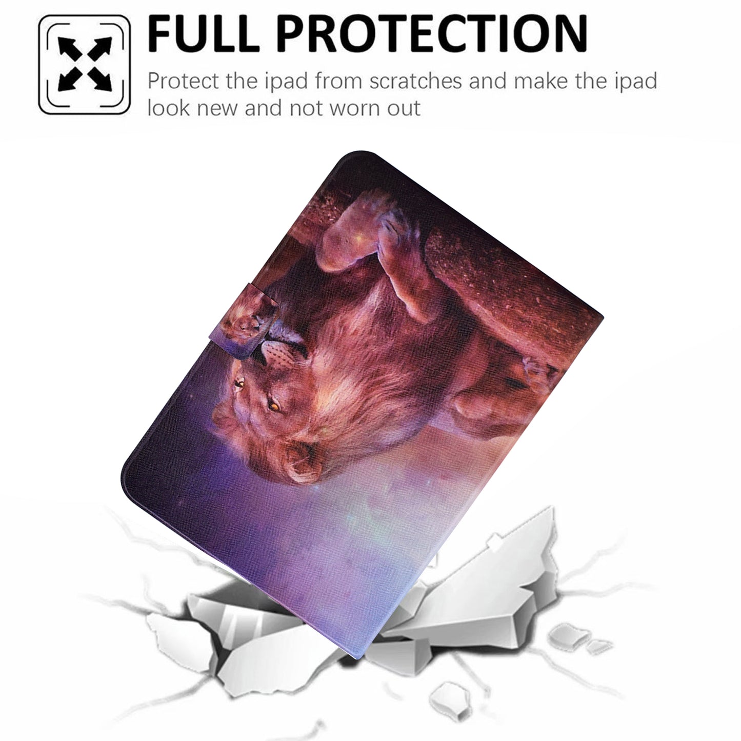 For Huawei MatePad SE 10.4-inch PU Leather Tablet Case Pattern Printing Stand Card Slot Cover