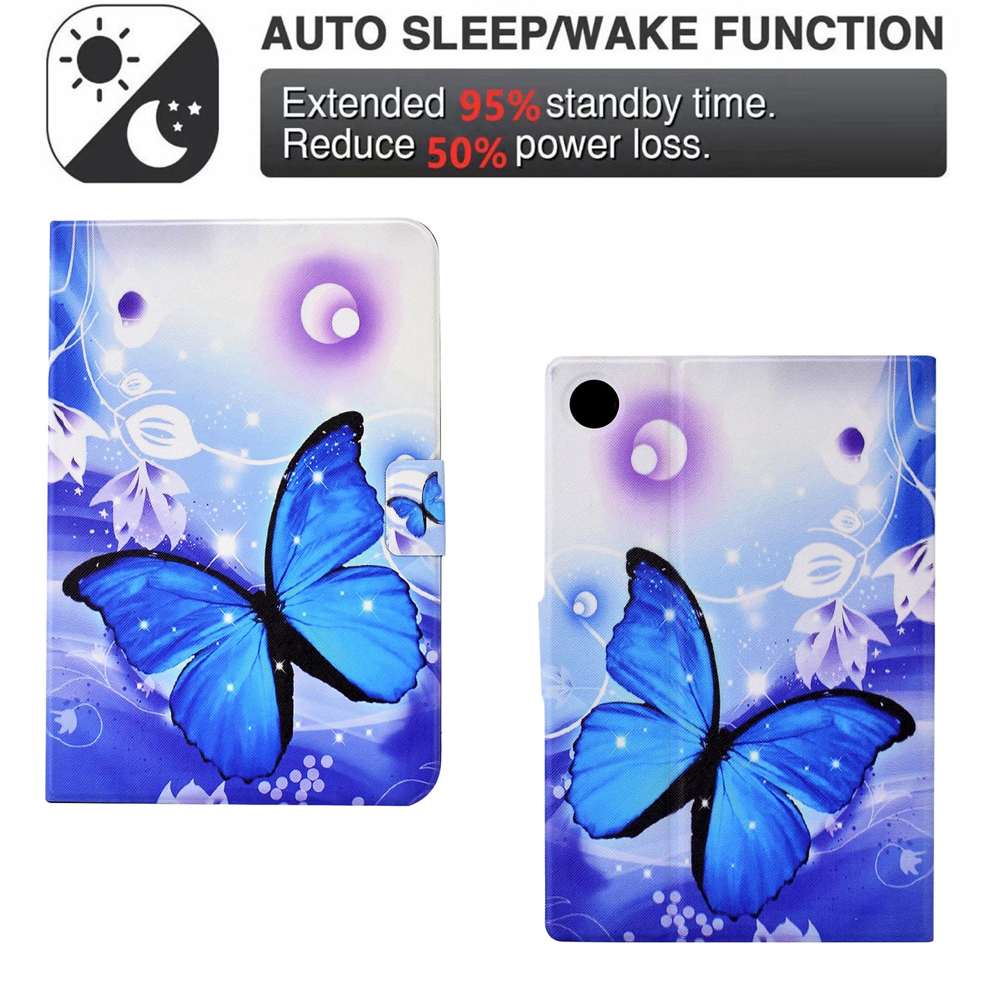 For Huawei MatePad SE 10.4-inch PU Leather Tablet Case Pattern Printing Stand Card Slot Cover