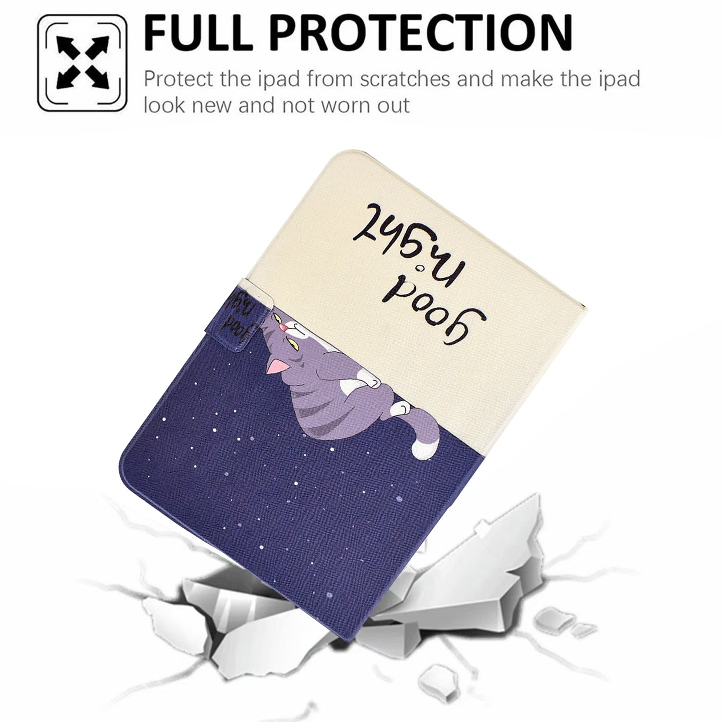 For Huawei MatePad SE 10.4-inch PU Leather Tablet Case Pattern Printing Stand Card Slot Cover
