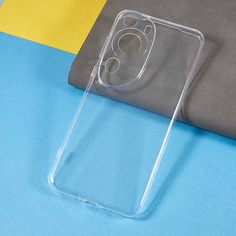 For Huawei P60 Art Transparent Phone Case Ultra-thin Anti-scratch Soft TPU Smartphone Cover