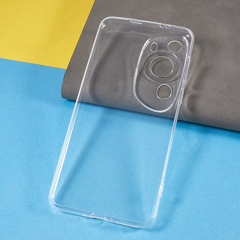 For Huawei P60 Art Transparent Phone Case Ultra-thin Anti-scratch Soft TPU Smartphone Cover