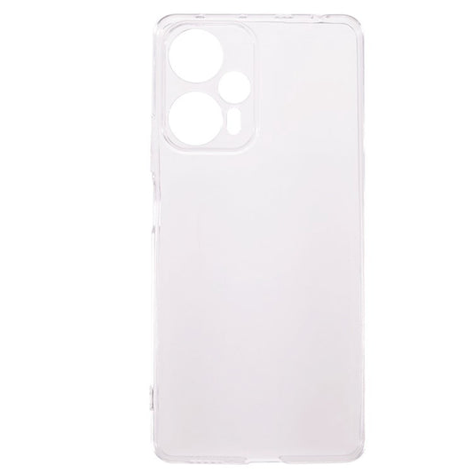 For Xiaomi Redmi Note 12 Turbo / Poco F5 5G Transparent TPU Phone Case Ultra-thin Drop-proof Phone Cover