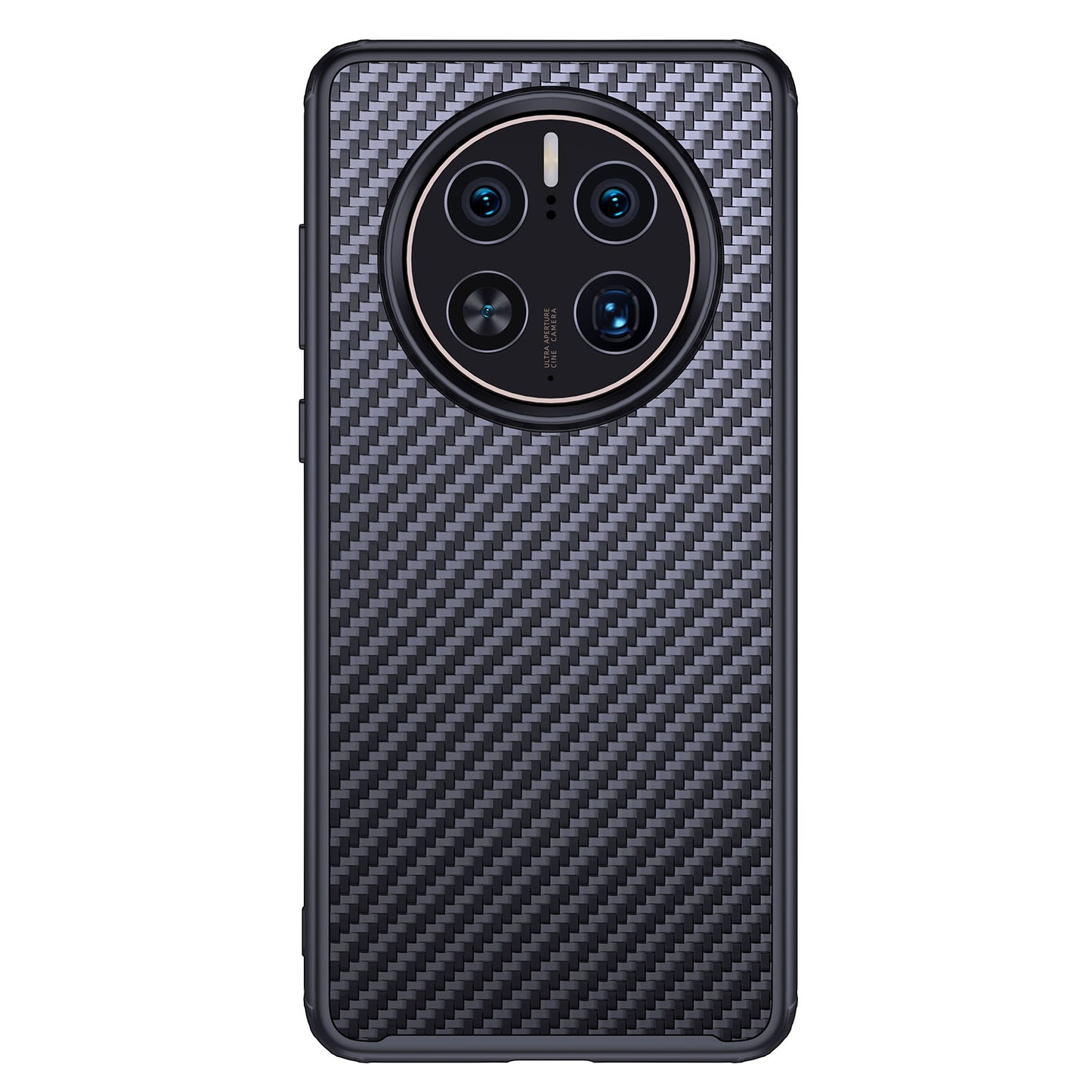 For Huawei Mate 50 Pro 4G Kevlar Fiber TPU Drop-resistant Phone Case Magnetic Back Cover