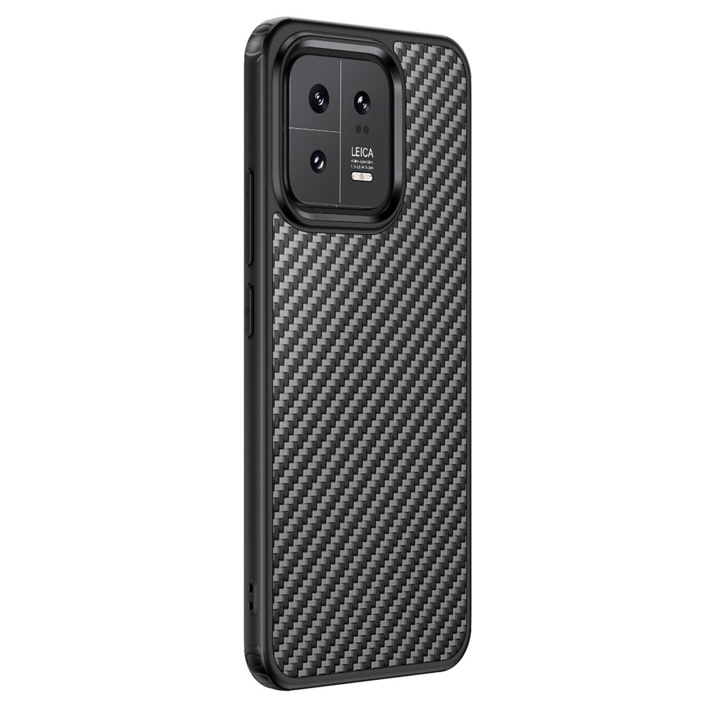 For Xiaomi 13 Pro 5G Kevlar Fiber TPU Anti-fingerprint Back Cover Magnetic Anti-drop Phone Case