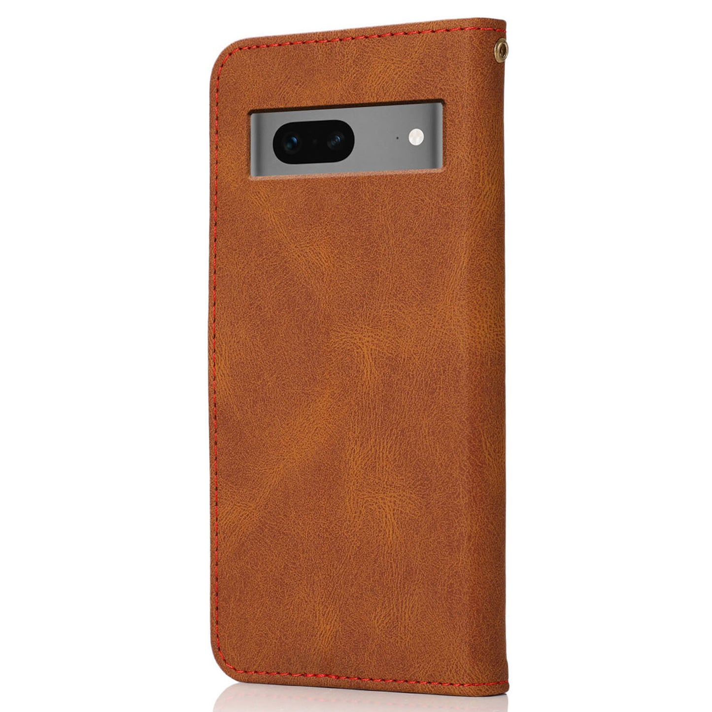 For Google Pixel 7 5G PU Leather Splicing Phone Case Wallet Stand Folio Cover