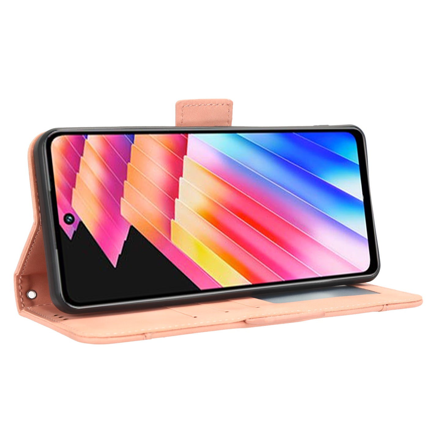 For Infinix Hot 30i / Hot 30i NFC X669 Flip Stand Phone Case PU Leather Multiple Card Slots Wallet Cover