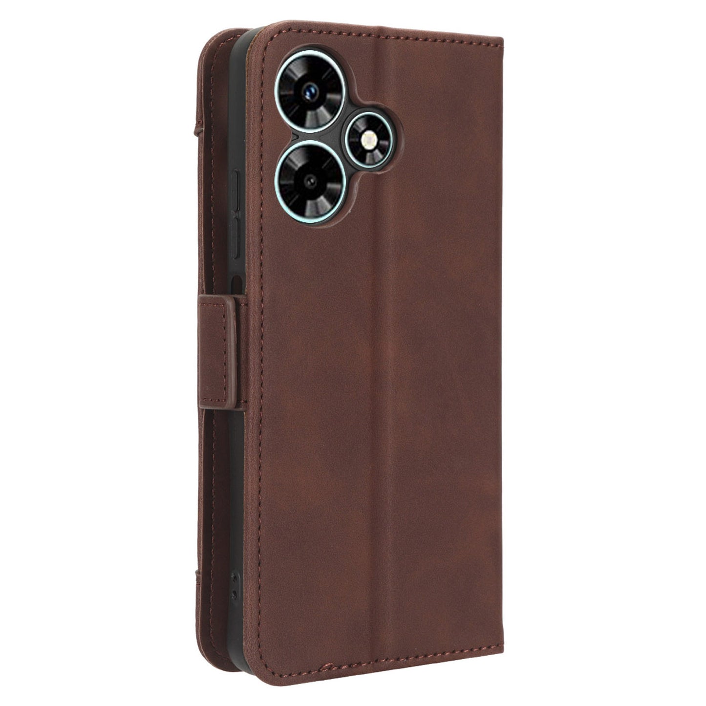 For Infinix Hot 30i / Hot 30i NFC X669 Flip Stand Phone Case PU Leather Multiple Card Slots Wallet Cover