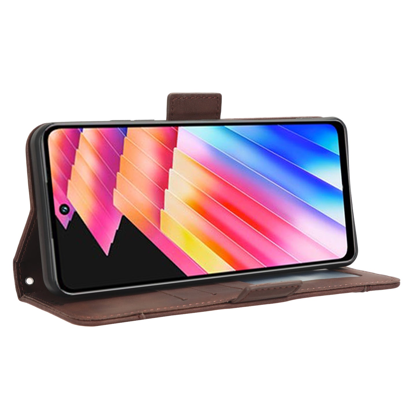 For Infinix Hot 30 X6831 PU Leather Stand Phone Cover Multiple Card Slots Flip Wallet Case