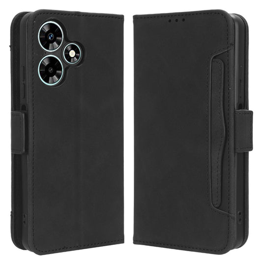 For Infinix Hot 30 X6831 PU Leather Stand Phone Cover Multiple Card Slots Flip Wallet Case