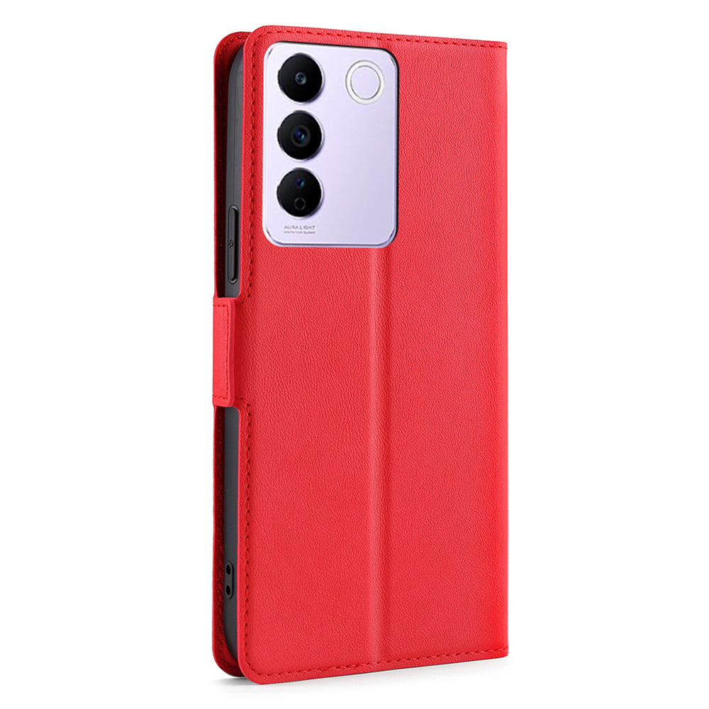 Protective Case for vivo S16e 5G PU Leather Flip Cover with Card Slot Stand Phone Shell