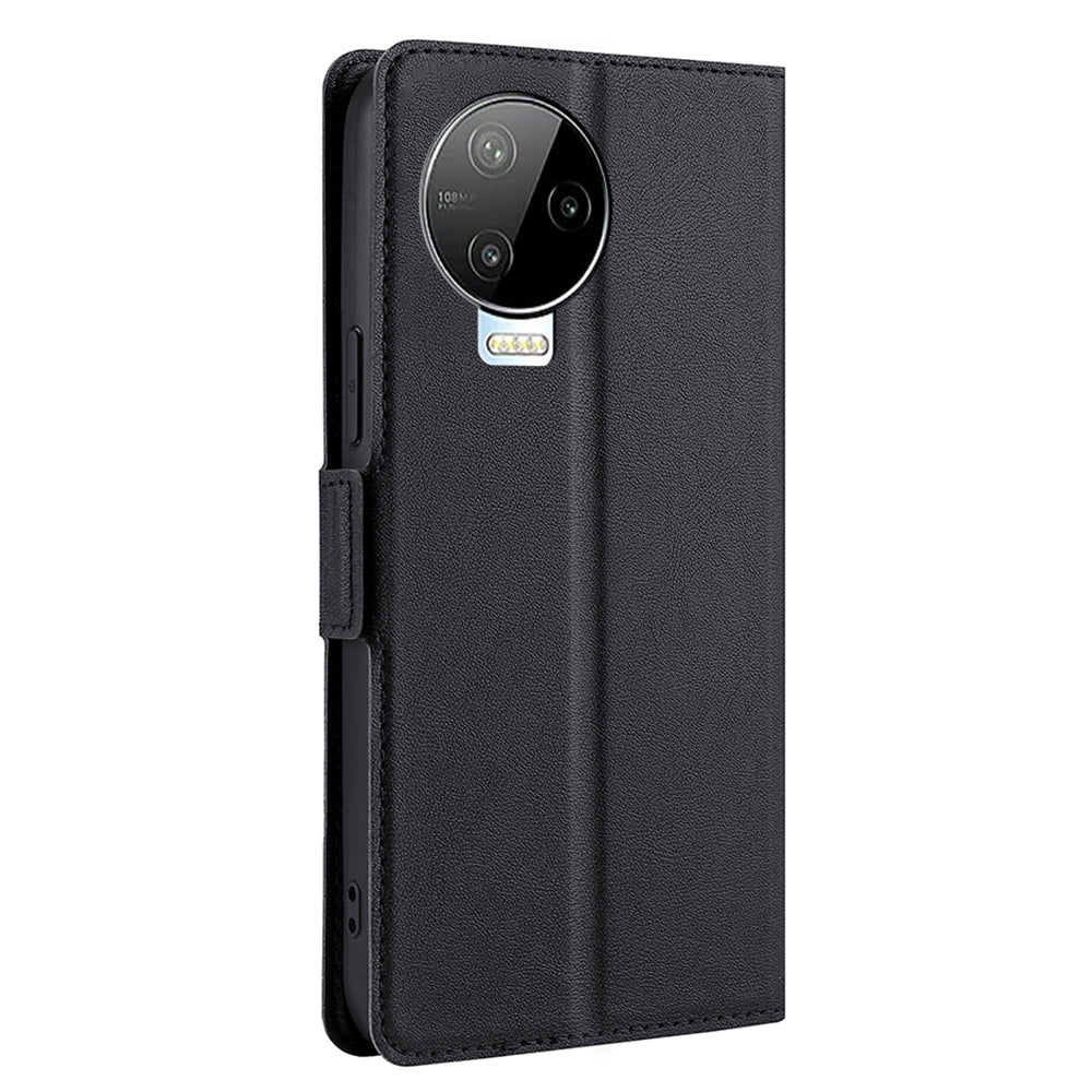 For Infinix Note 12 Pro 4G / Note 12 (2023) 4G PU Leather Drop-proof Phone Flip Case Stand Card Slot Cover