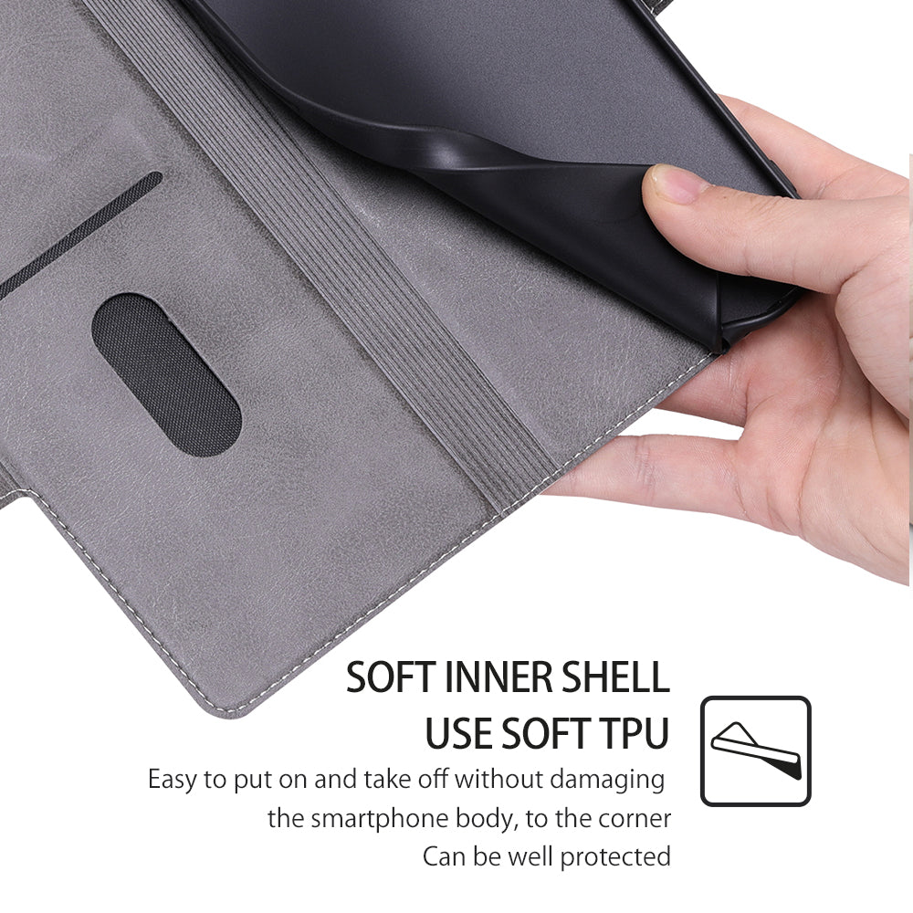 For Infinix Note 12 Pro 4G / Note 12 (2023) 4G PU Leather Drop-proof Phone Flip Case Stand Card Slot Cover