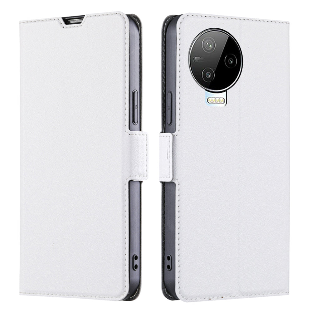 For Infinix Note 12 Pro 4G / Note 12 (2023) 4G PU Leather Drop-proof Phone Flip Case Stand Card Slot Cover