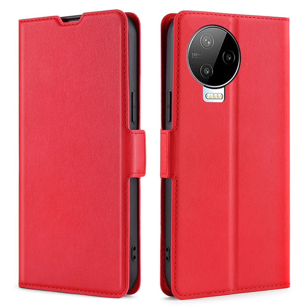 For Infinix Note 12 Pro 4G / Note 12 (2023) 4G PU Leather Drop-proof Phone Flip Case Stand Card Slot Cover