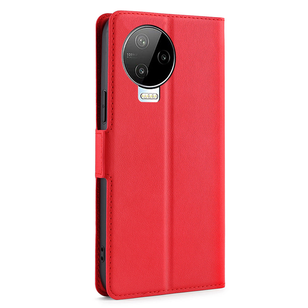 For Infinix Note 12 Pro 4G / Note 12 (2023) 4G PU Leather Drop-proof Phone Flip Case Stand Card Slot Cover