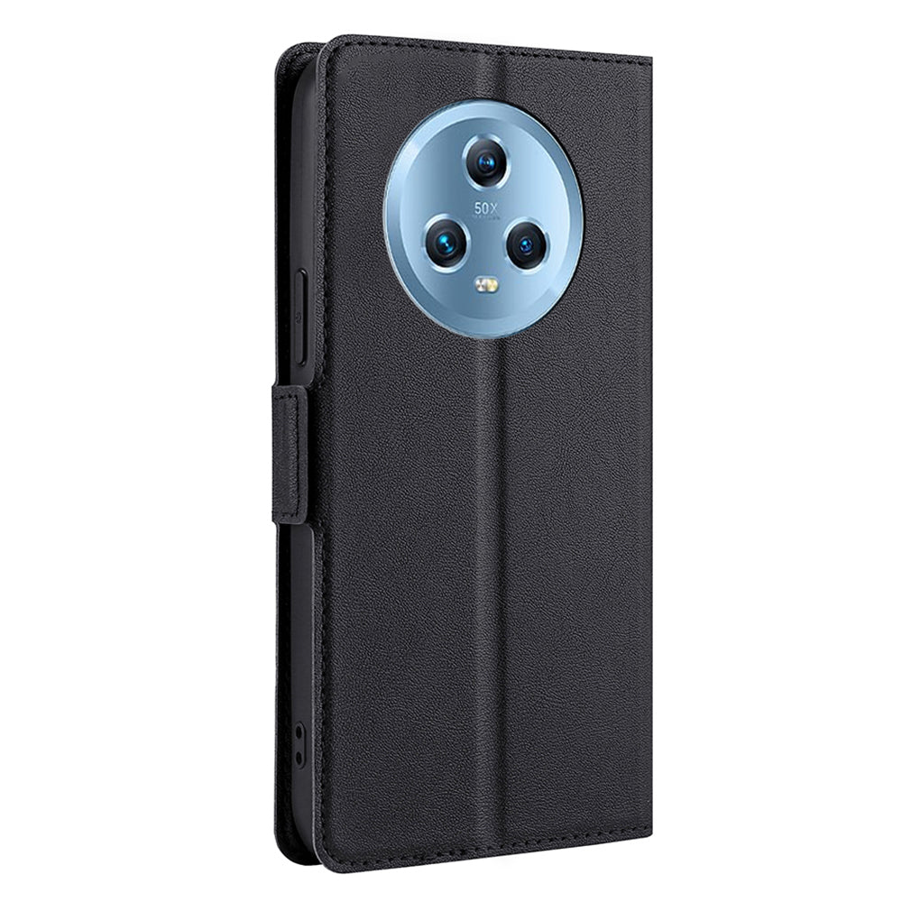 For Honor Magic5 Leather Phone Case Card Slot Stand Full Protection Cover