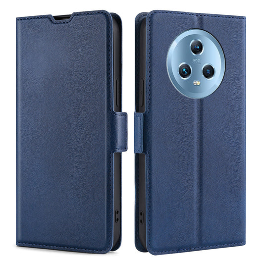 For Honor Magic5 Leather Phone Case Card Slot Stand Full Protection Cover