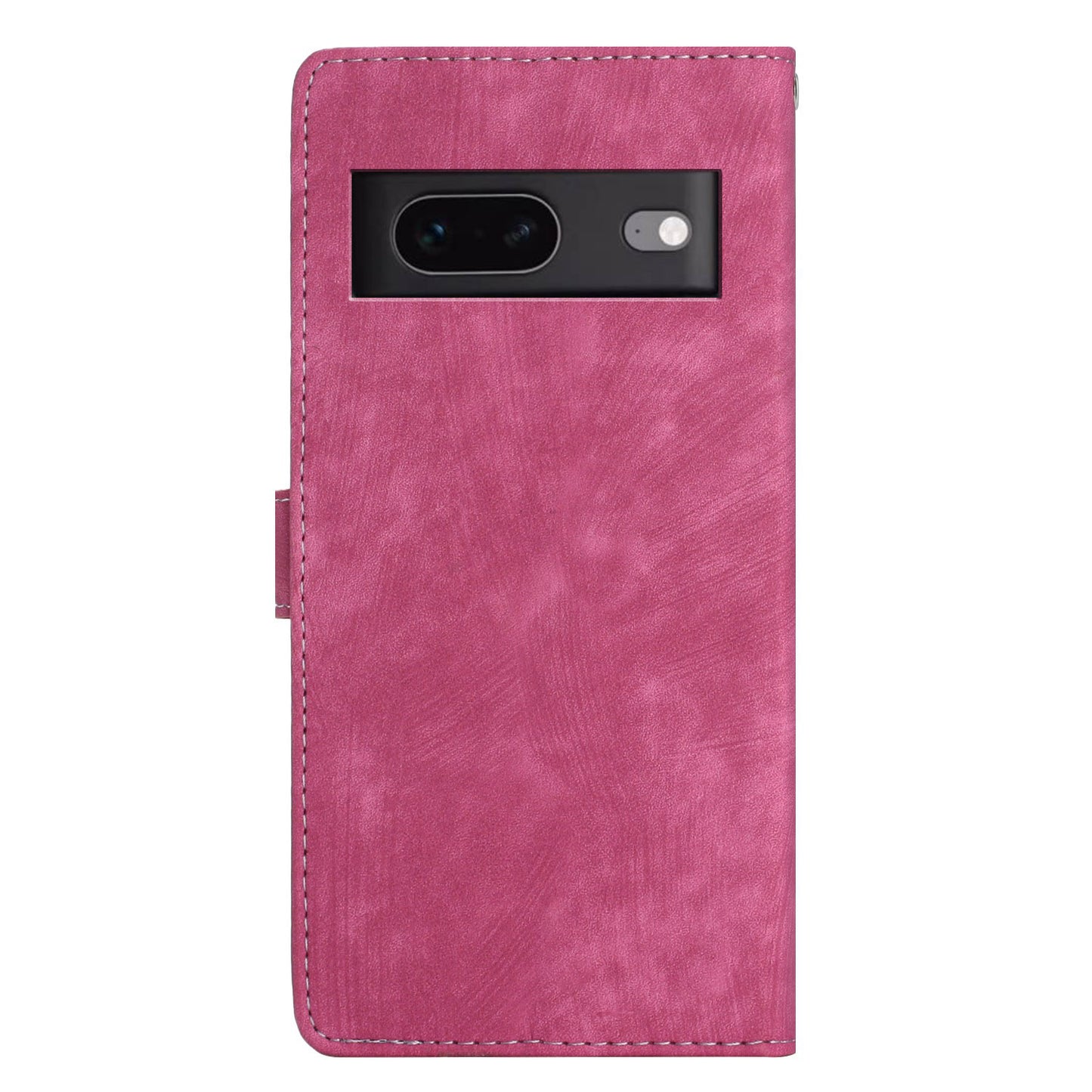 For Google Pixel 7 5G Phone Case Shockproof PU Leather Flip Cover Skin-Touch Wallet Phone Shell