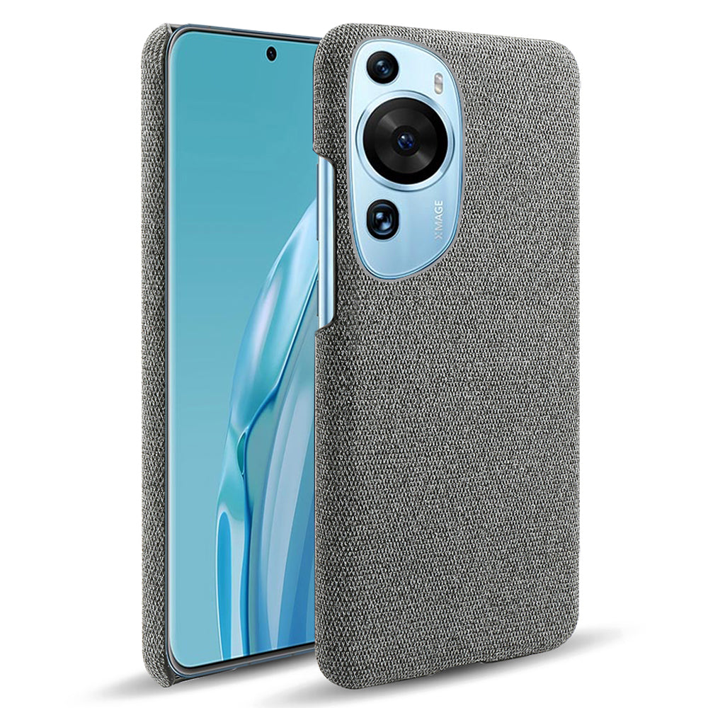 For Huawei P60 Art Non-Slip Phone Case Cloth+Hard PC Shockproof Protective Cover