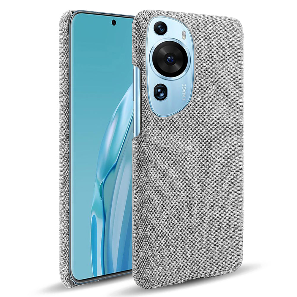 For Huawei P60 Art Non-Slip Phone Case Cloth+Hard PC Shockproof Protective Cover