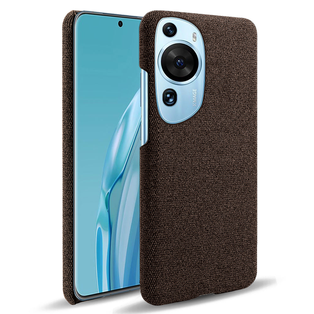 For Huawei P60 Art Non-Slip Phone Case Cloth+Hard PC Shockproof Protective Cover