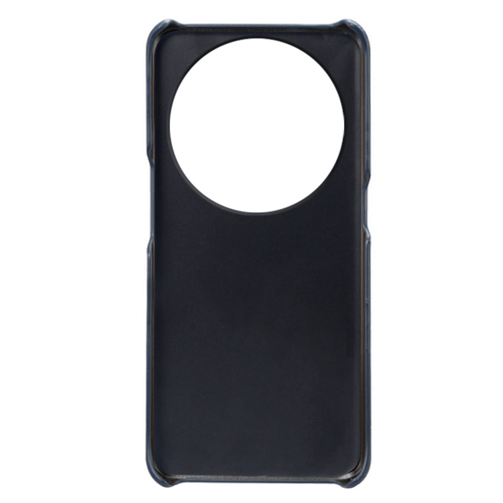 Phone Case for Oppo Find X6 Pro Back Shell, Dual Card Slots PU Leather Coated PC Cover