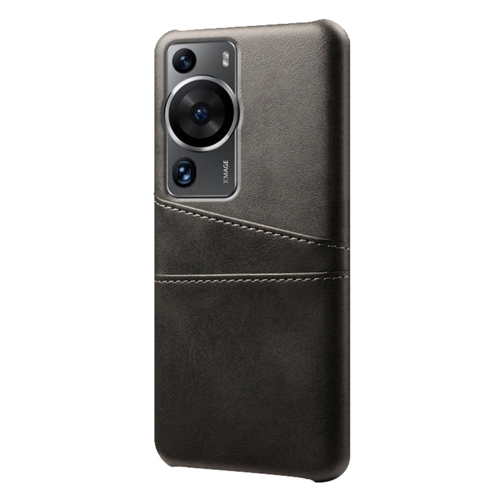 For Huawei P60 / P60 Pro Phone Case Dual Card Slots Shockproof PU Leather+PC Cover