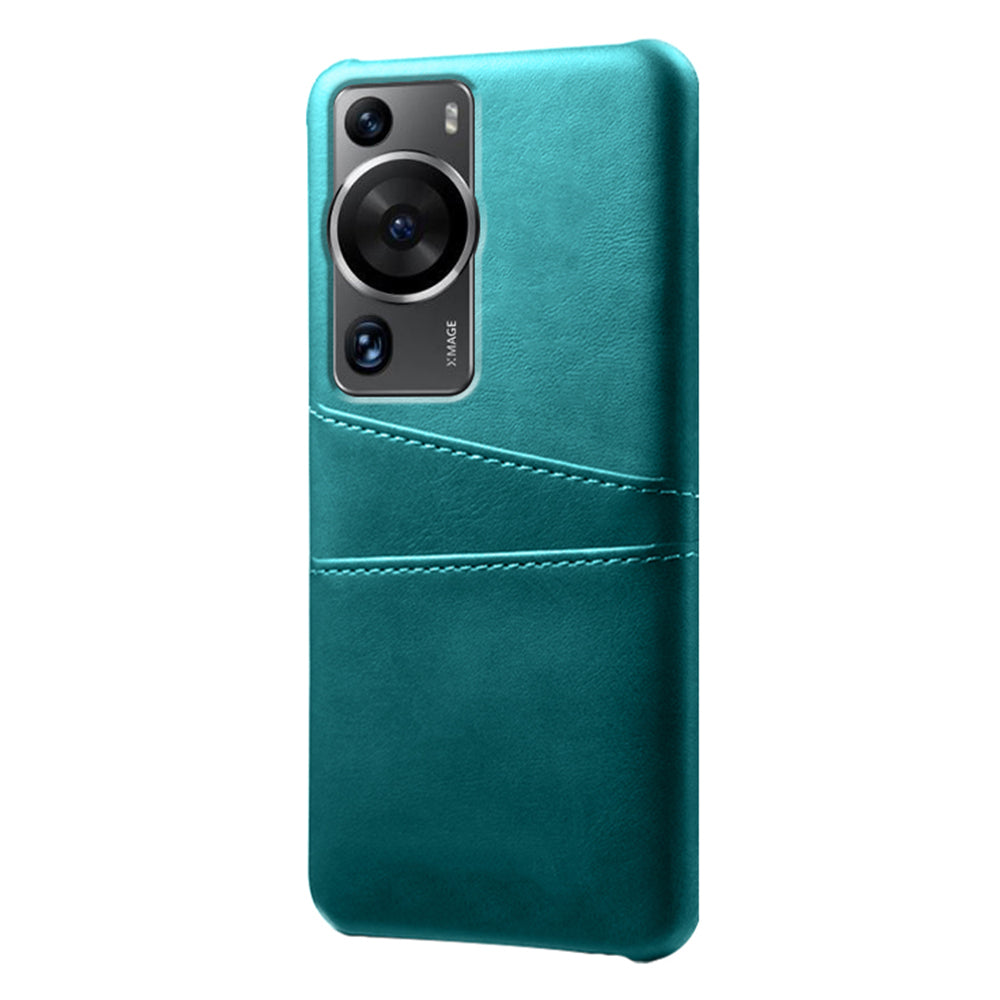 For Huawei P60 / P60 Pro Phone Case Dual Card Slots Shockproof PU Leather+PC Cover
