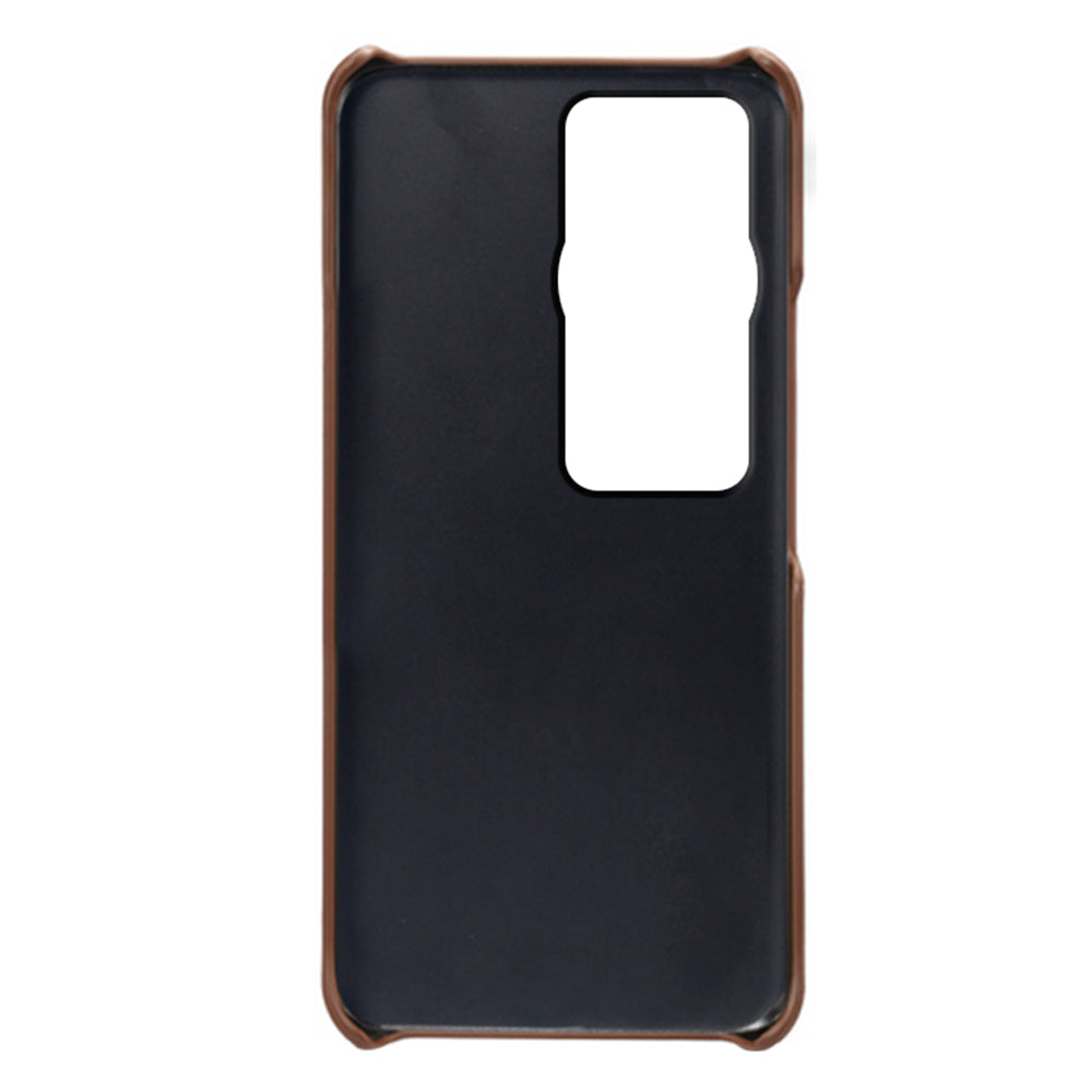 For Huawei P60 / P60 Pro Phone Case Dual Card Slots Shockproof PU Leather+PC Cover