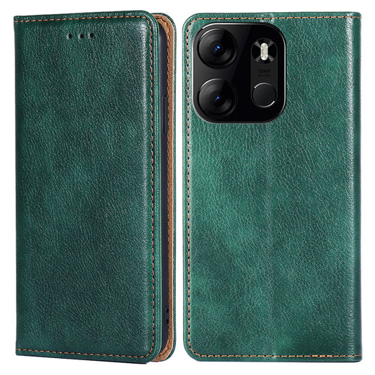 For Tecno Spark Go 2023 4G PU Leather Stand Wallet Case Stand Magnetic Shockproof Phone Cover