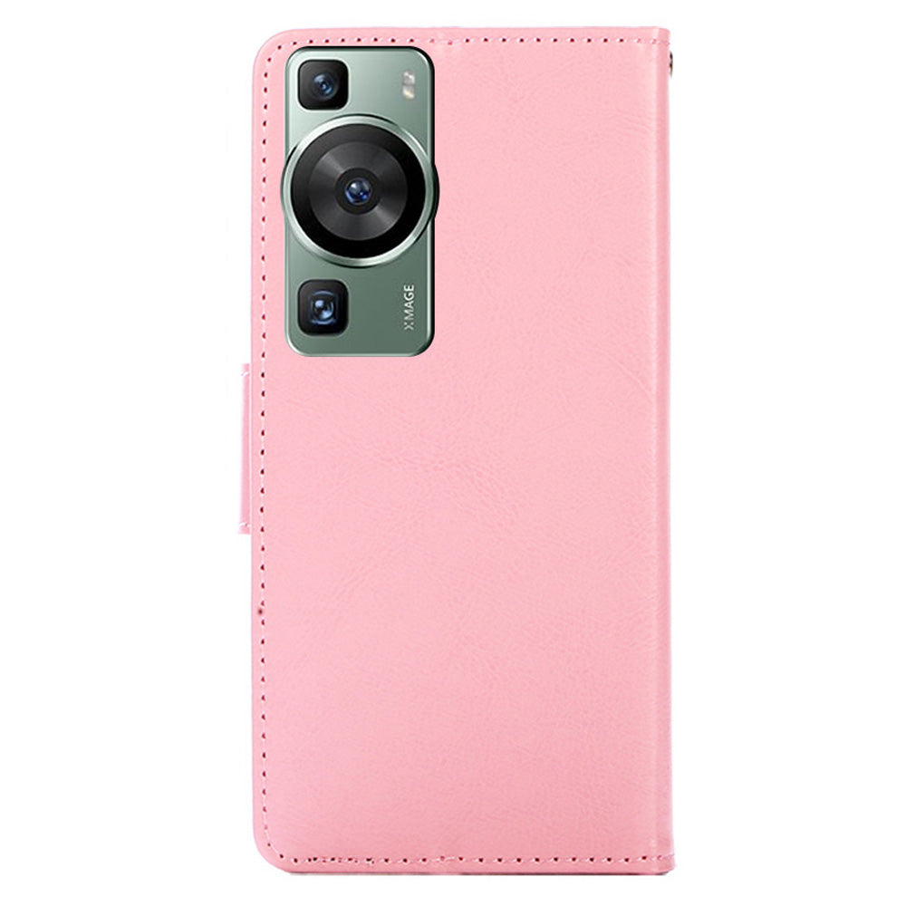 For Huawei P60 / P60 Pro Leather Wallet Phone Case Folding Stand Full Protection Cover