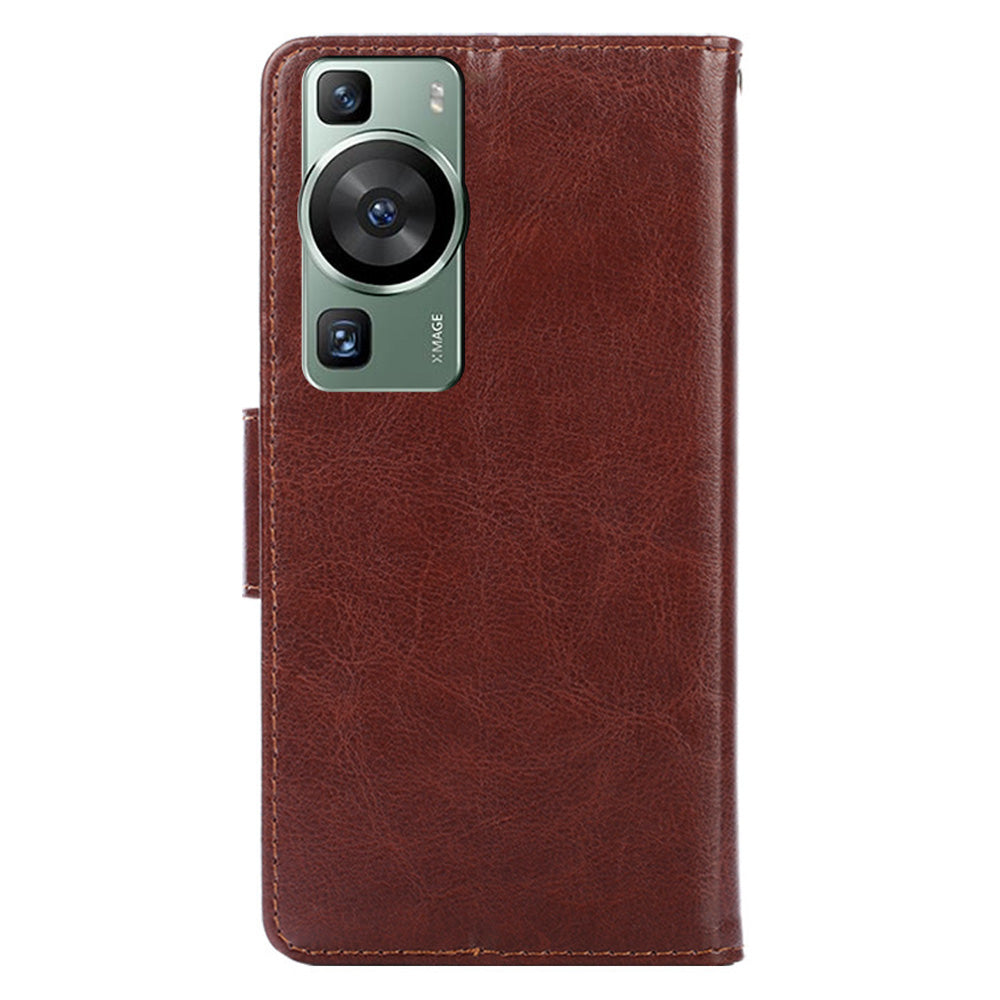 For Huawei P60 / P60 Pro Leather Wallet Phone Case Folding Stand Full Protection Cover