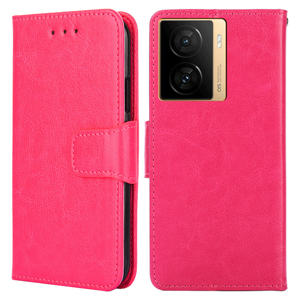 For vivo iQOO Z7 5G Leather Wallet Phone Case Shockproof Folding Stand Cover