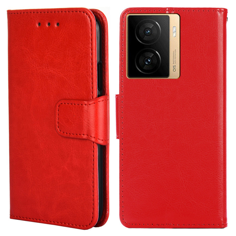 For vivo iQOO Z7 5G Leather Wallet Phone Case Shockproof Folding Stand Cover