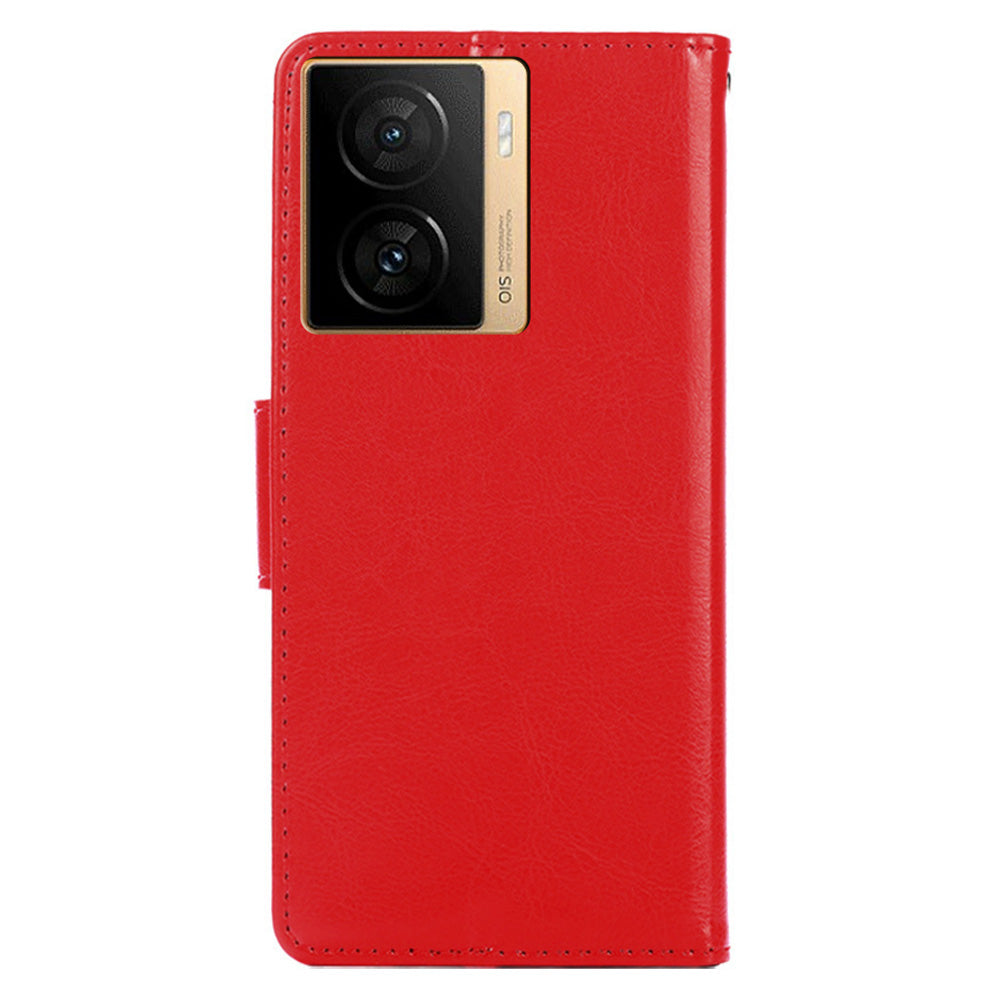 For vivo iQOO Z7 5G Leather Wallet Phone Case Shockproof Folding Stand Cover