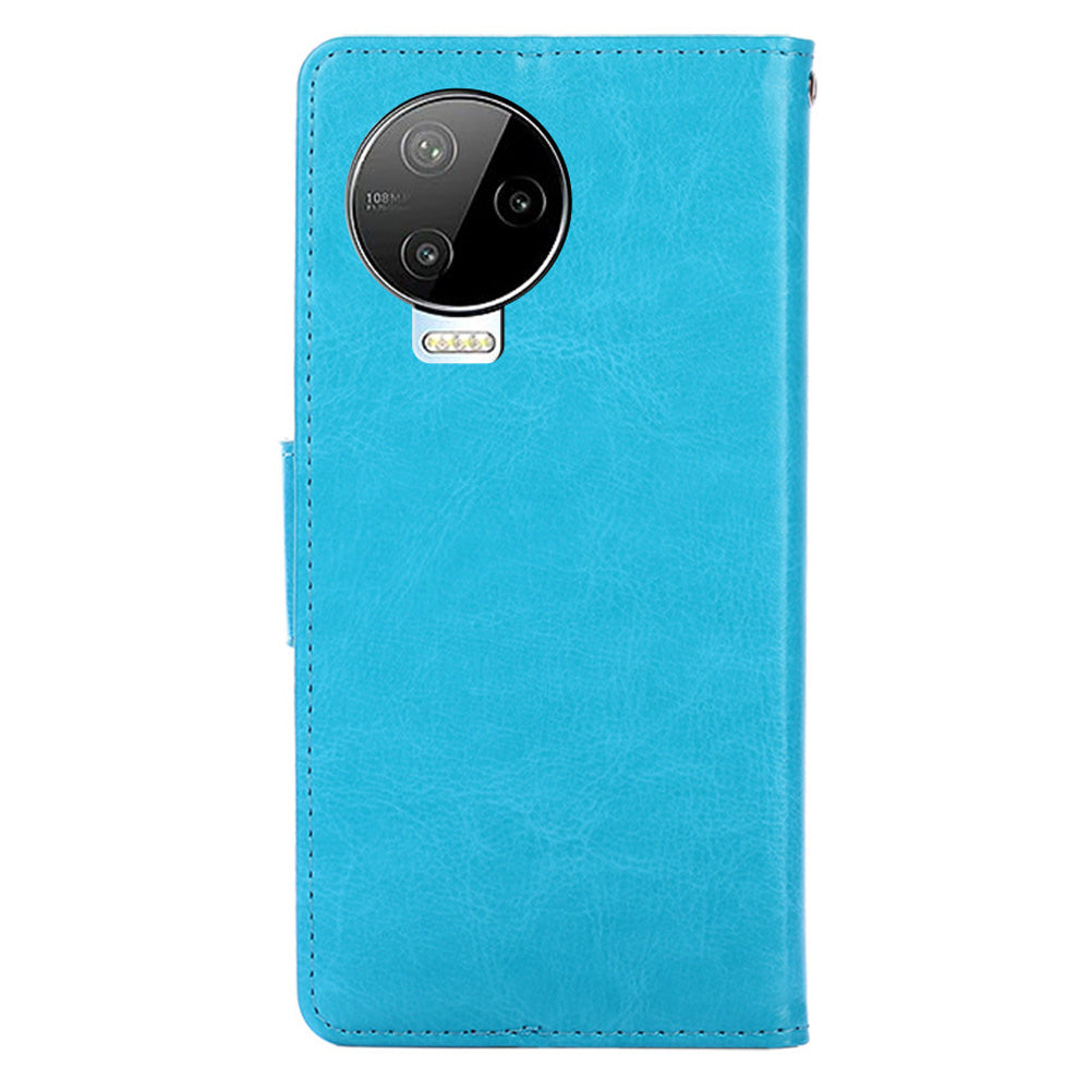 For Infinix Note 12 Pro 4G / Note 12 (2023) 4G Shockproof Wallet Phone Case Leather Flip Cover with Stand