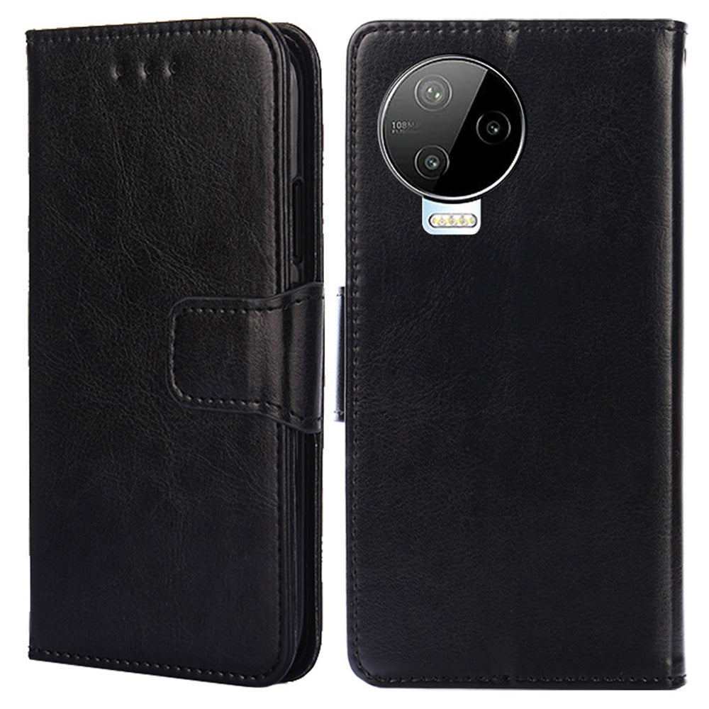For Infinix Note 12 Pro 4G / Note 12 (2023) 4G Shockproof Wallet Phone Case Leather Flip Cover with Stand