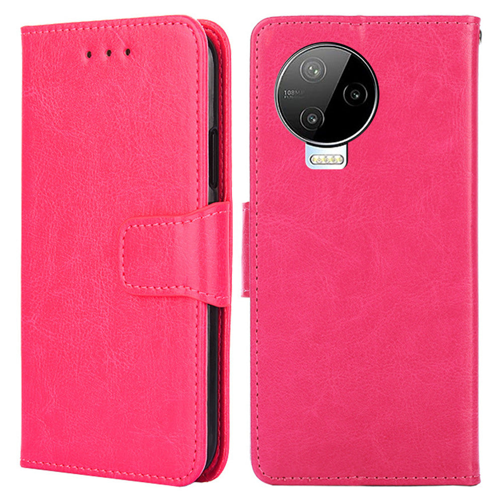 For Infinix Note 12 Pro 4G / Note 12 (2023) 4G Shockproof Wallet Phone Case Leather Flip Cover with Stand