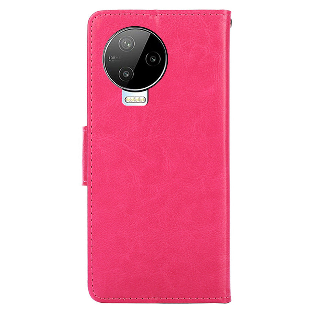 For Infinix Note 12 Pro 4G / Note 12 (2023) 4G Shockproof Wallet Phone Case Leather Flip Cover with Stand