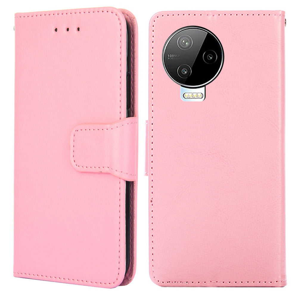 For Infinix Note 12 Pro 4G / Note 12 (2023) 4G Shockproof Wallet Phone Case Leather Flip Cover with Stand