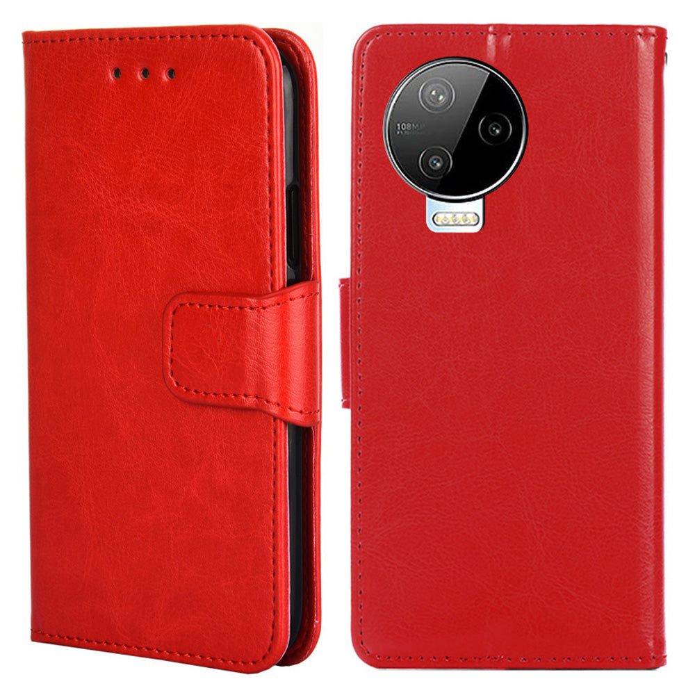 For Infinix Note 12 Pro 4G / Note 12 (2023) 4G Shockproof Wallet Phone Case Leather Flip Cover with Stand