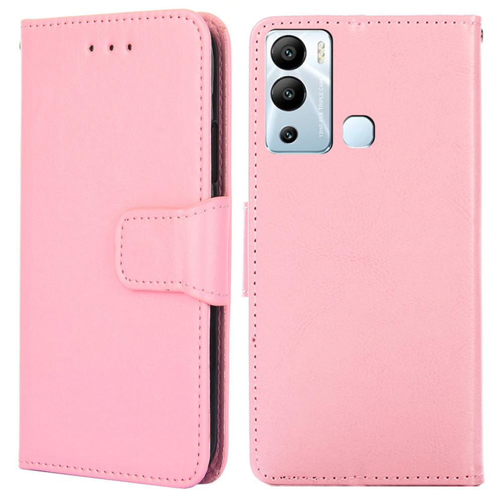 For Infinix Hot 12i 4G Phone Case Shockproof Leather Wallet Stand Mobile Cover